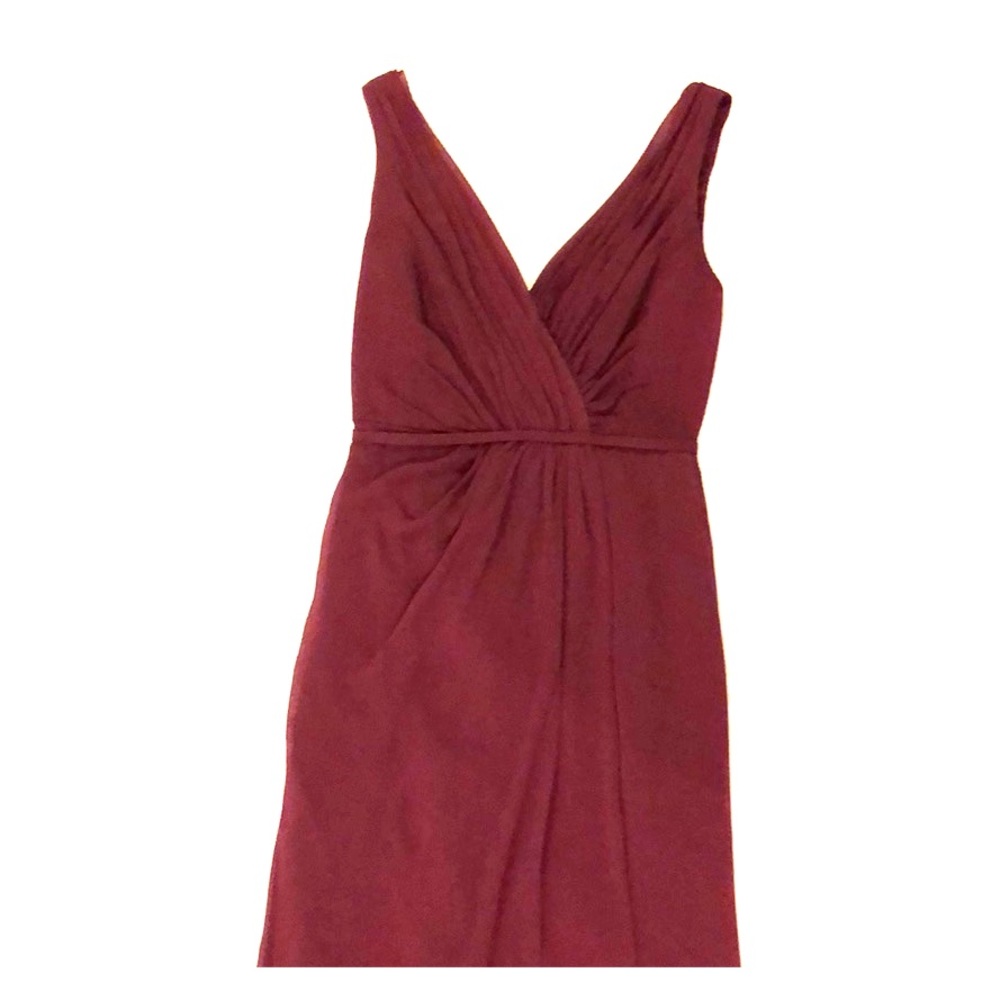 Size 2 David’s Bridal dress in Merlot
